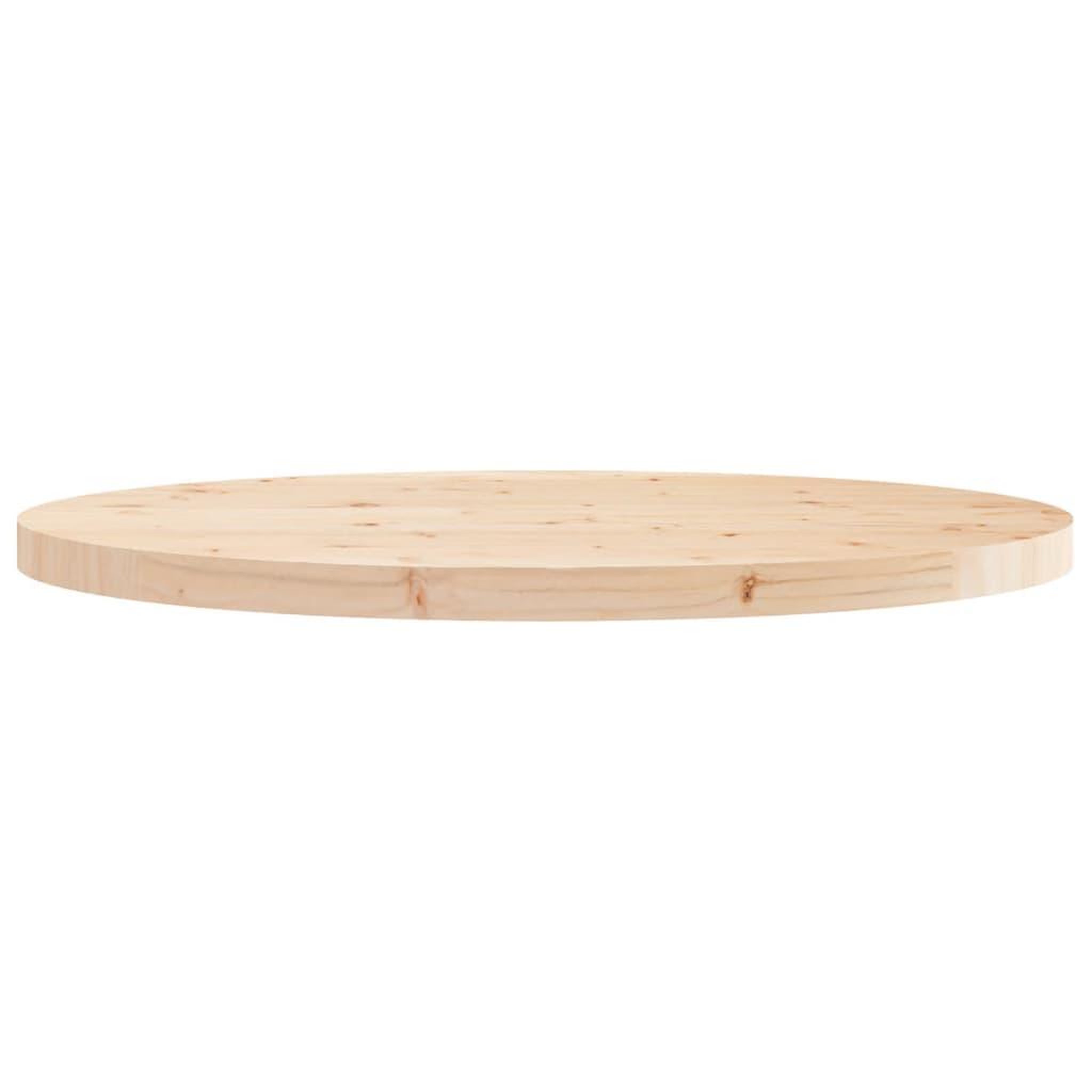 Voir la diapositive 4 : VIDAXL Dessus de table rond Ø90x3 cm bois de pin massif
