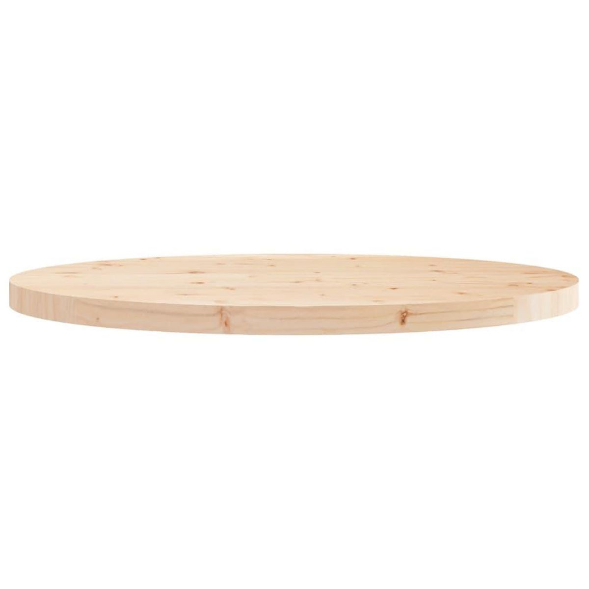 VIDAXL Dessus de table rond Ø90x3 cm bois de pin massif
