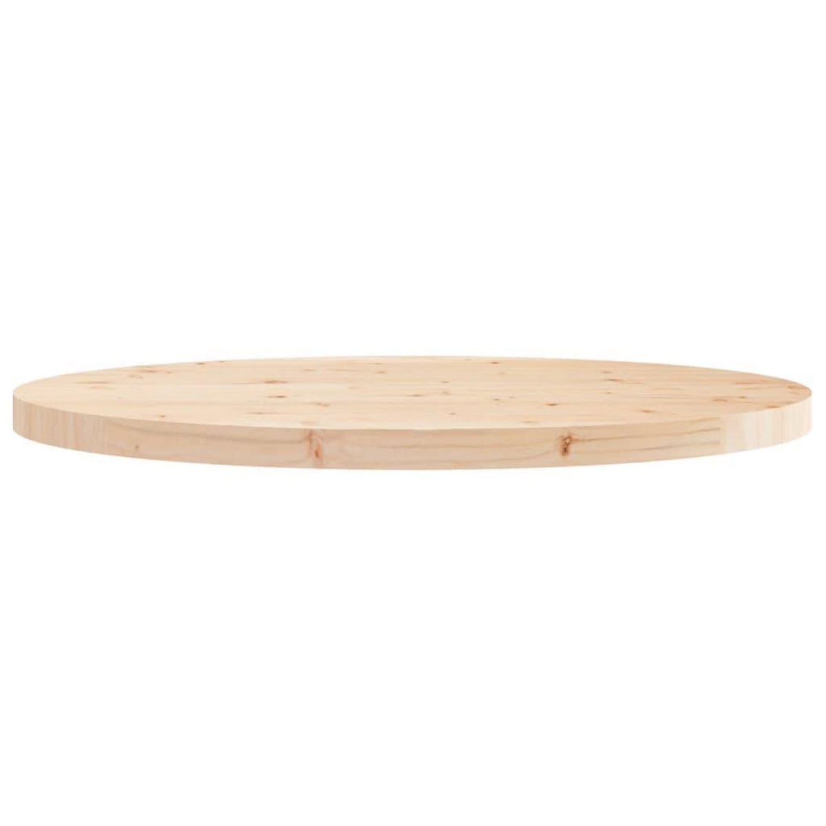 VIDAXL Dessus de table rond Ø90x3 cm bois de pin massif