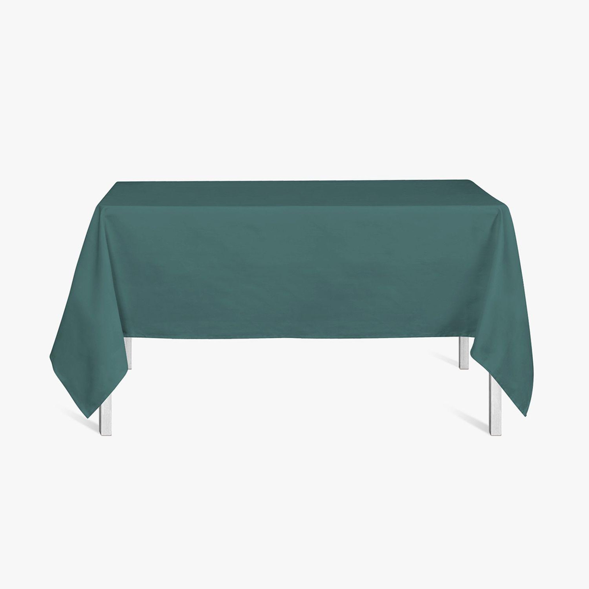 Today Nappe rectangulaire coton 140x240 uni vert