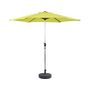Voir la diapositive 1 : Habitat et Jardin Parasol jardin droit Alu  Sol  - Rond - Ø 3m - Vert - Avec pied à lester