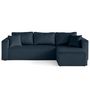 Voir la diapositive 4 : BEST MOBILIER Housse en velours pour canapé déhoussable topaze