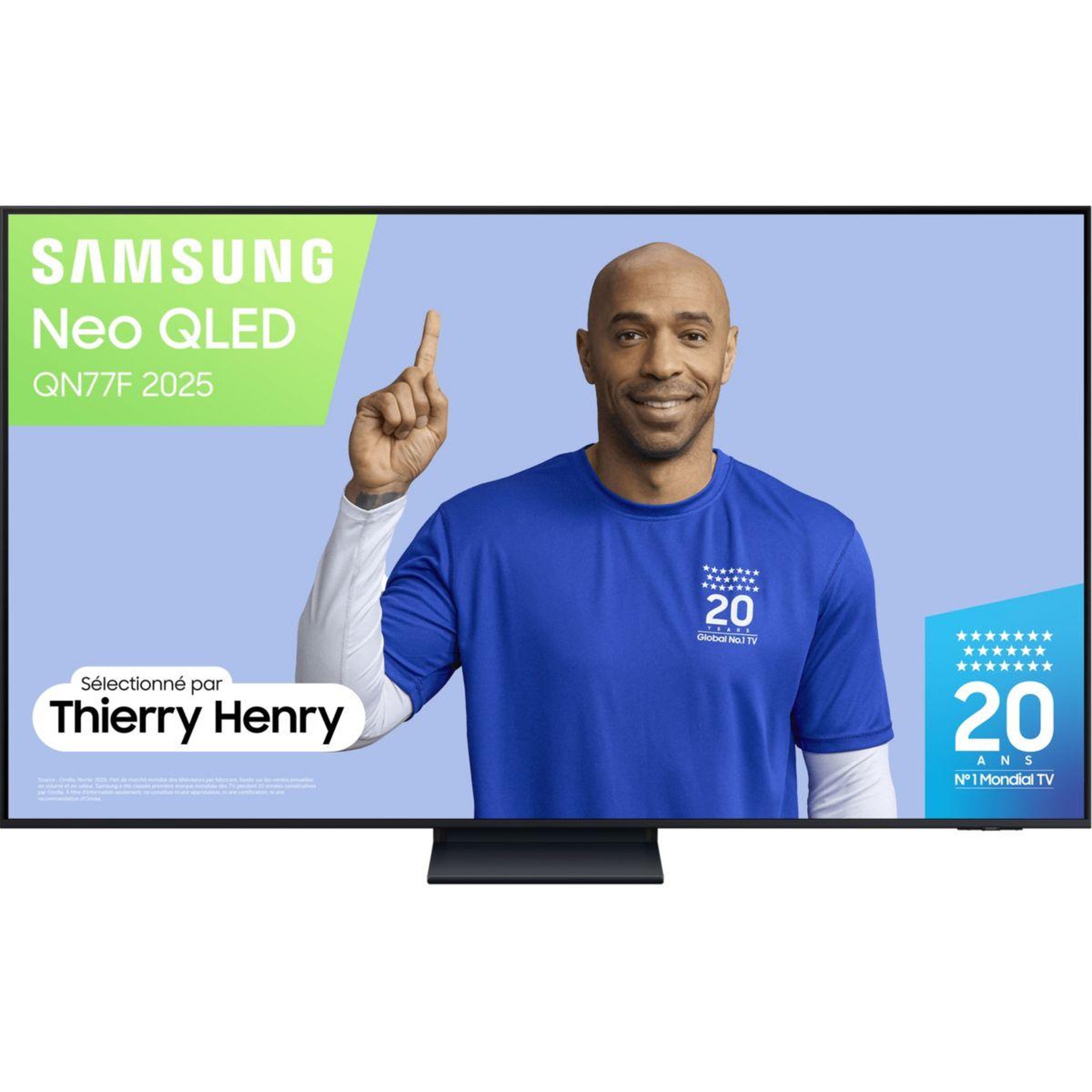 Voir la diapositive 1 : Samsung Tv mini led tq55qn77f (2025) 55  (138 cm) 4k - smart tv avec ia, neoqled (contrastes intenses)