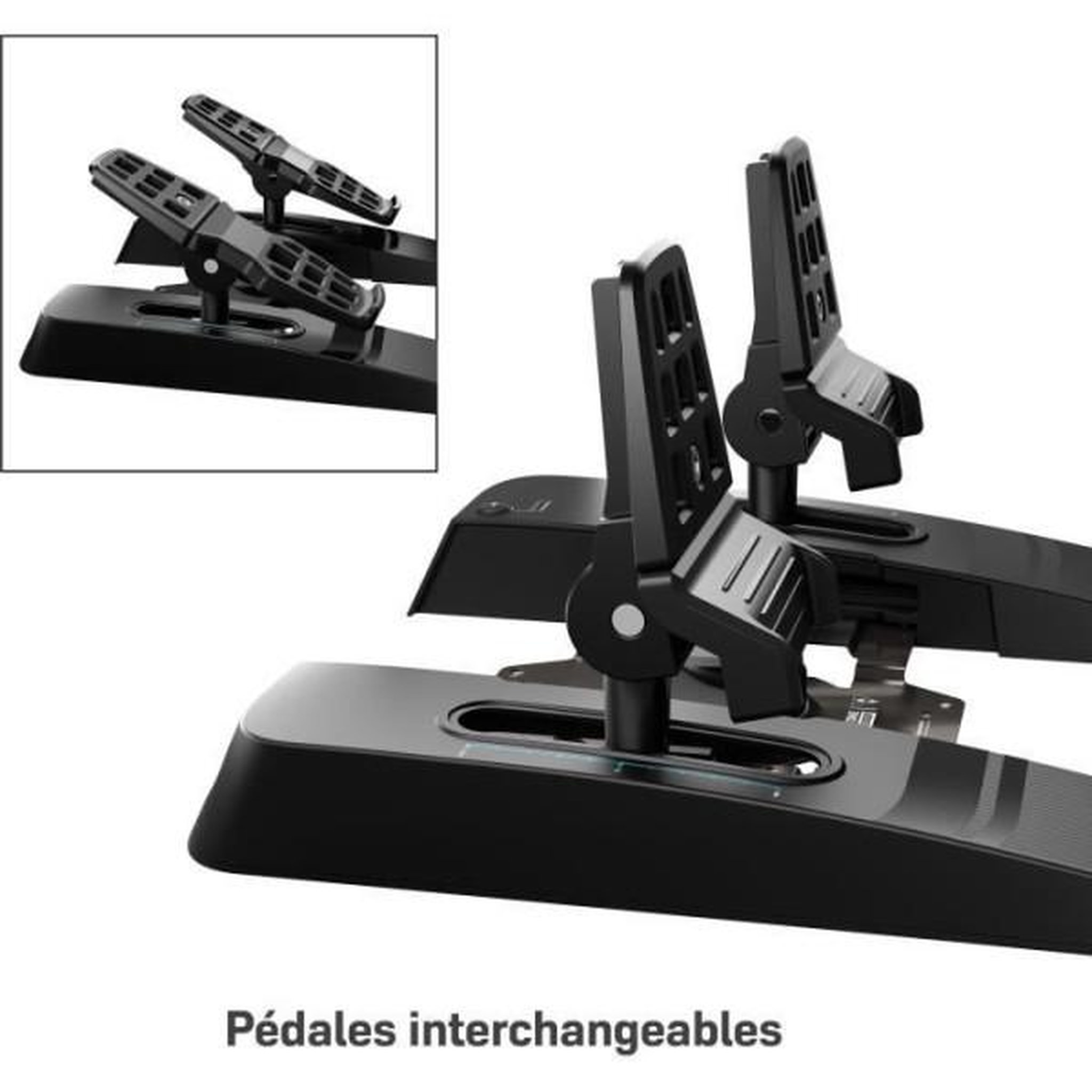 Voir la diapositive 4 : Turtle Beach Pédales de direction universelle - TURTLE BEACH - VelocityOne - Noir - Multi-plateforme - USB-C