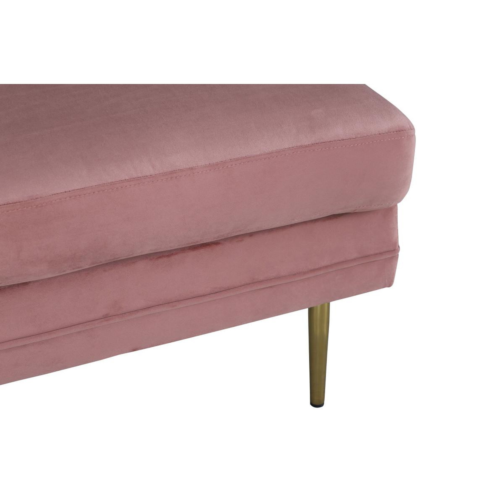 Voir la diapositive 4 : Paris Prix Pouf design en velours  boom  90cm rose