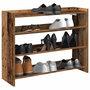 Voir la diapositive 1 : VIDAXL Etagere a chaussures vieux bois 80x25x62 cm bois d'ingenierie