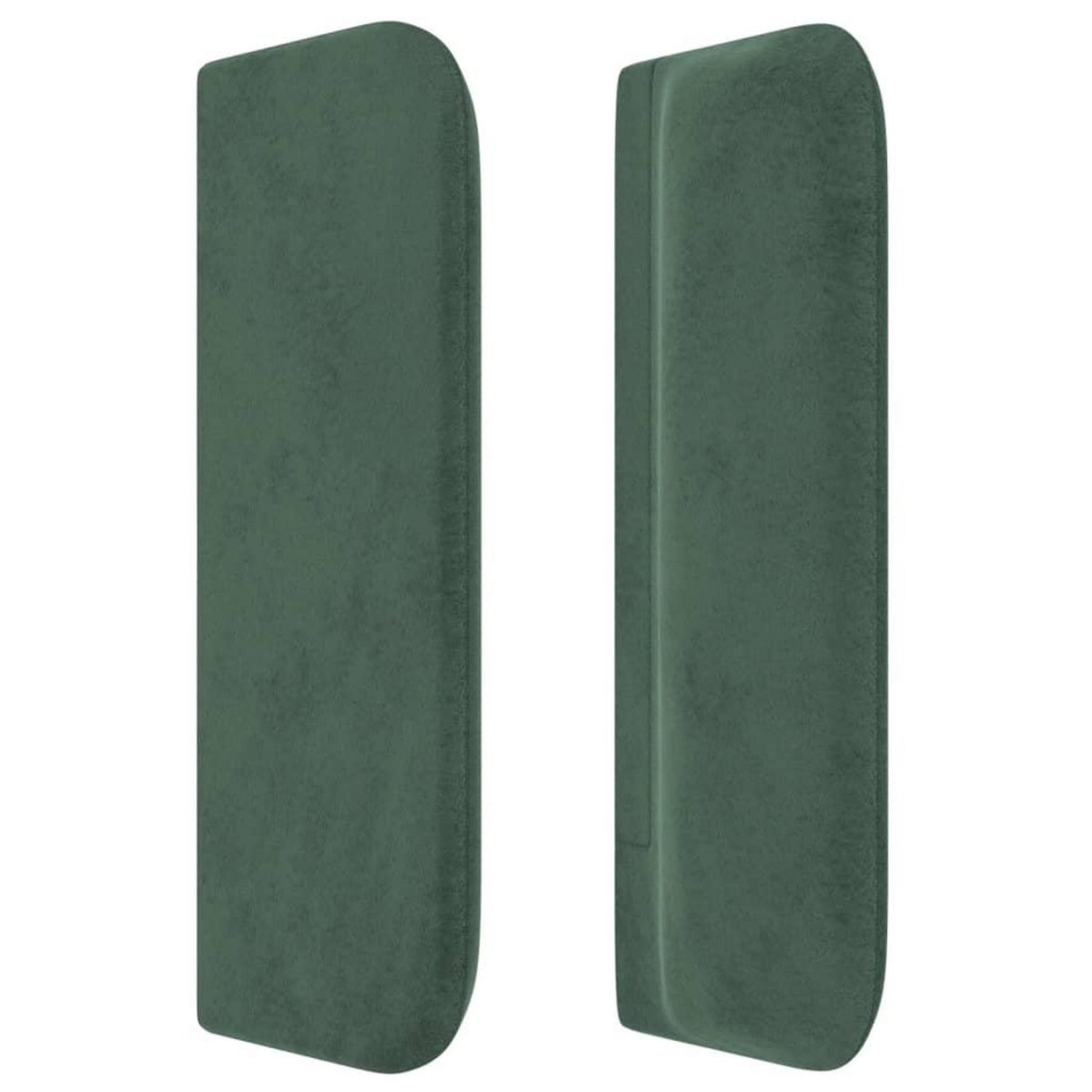 VIDAXL Tete de lit avec oreilles Vert fonce 83x16x78/88 cm Velours