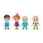Voir la diapositive 3 : BANDAI Bandai - CoComelon - Pack 4 figurines - Figurines 7cm a collectionner - JJ (2 figurines), TomTom et YoYo - WT00035