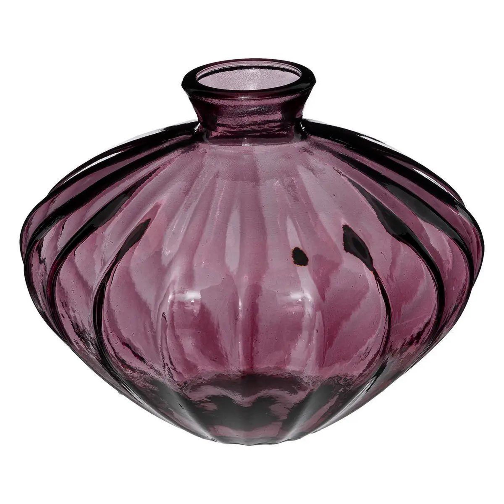 ATMOSPHERA Vase design en verre  candy  19cm rose