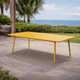 Voir la diapositive 2 : CONCEPT USINE Table de jardin 8-10 places 200cm jaune BERGAME