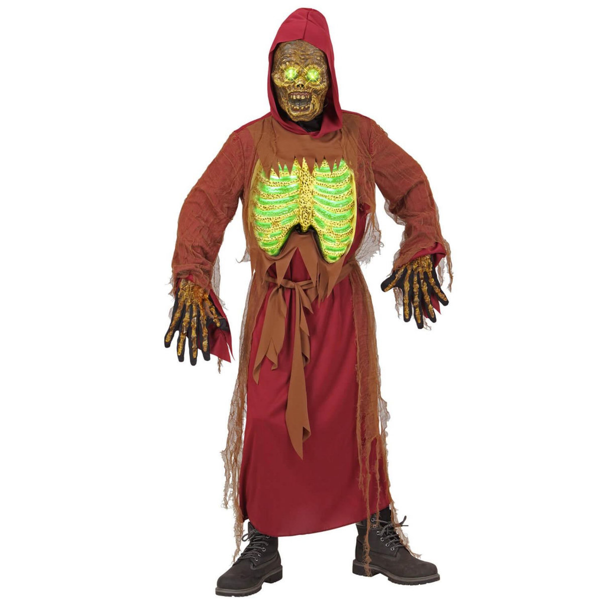 WIDMANN Déguisement de Zombie Squelette - Enfant - 14/16 ans (156 à 174 cm)