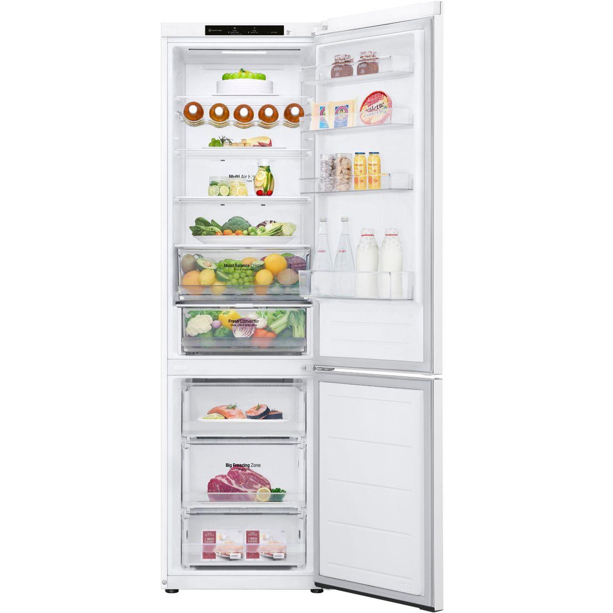 Voir la diapositive 4 : LG Réfrigérateur combiné GBV3200DSW