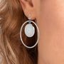 Voir la diapositive 2 : SC CRYSTAL Boucles d'oreilles par SC Crystal ornées d'un véritable diamant blanc