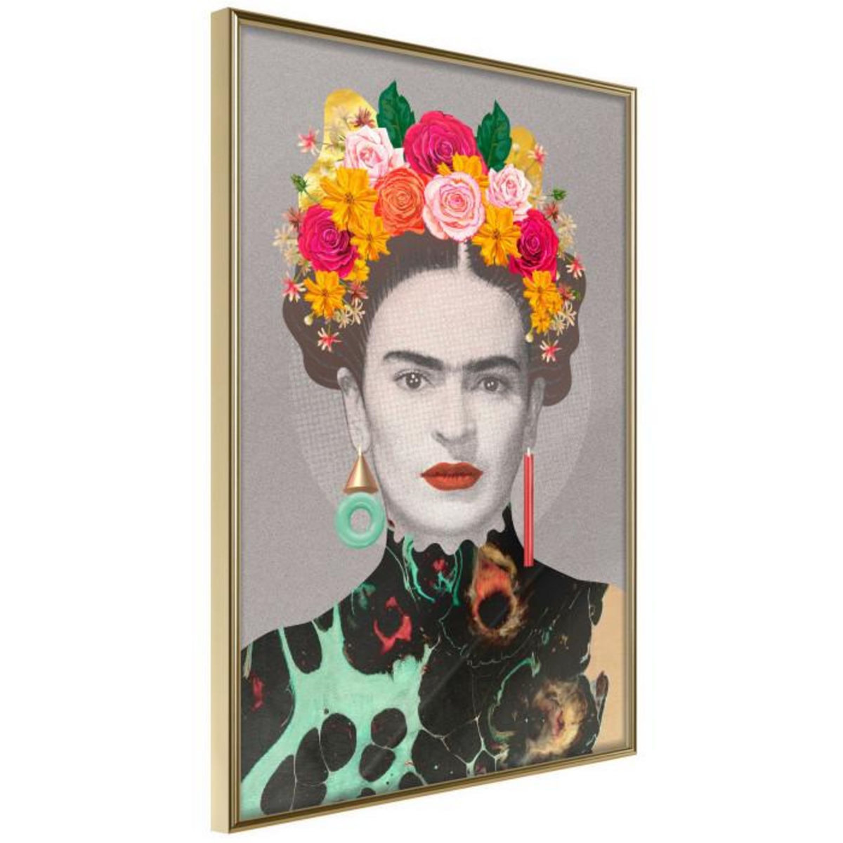 Paris Prix Affiche Murale Encadrée  Charismatic Frida