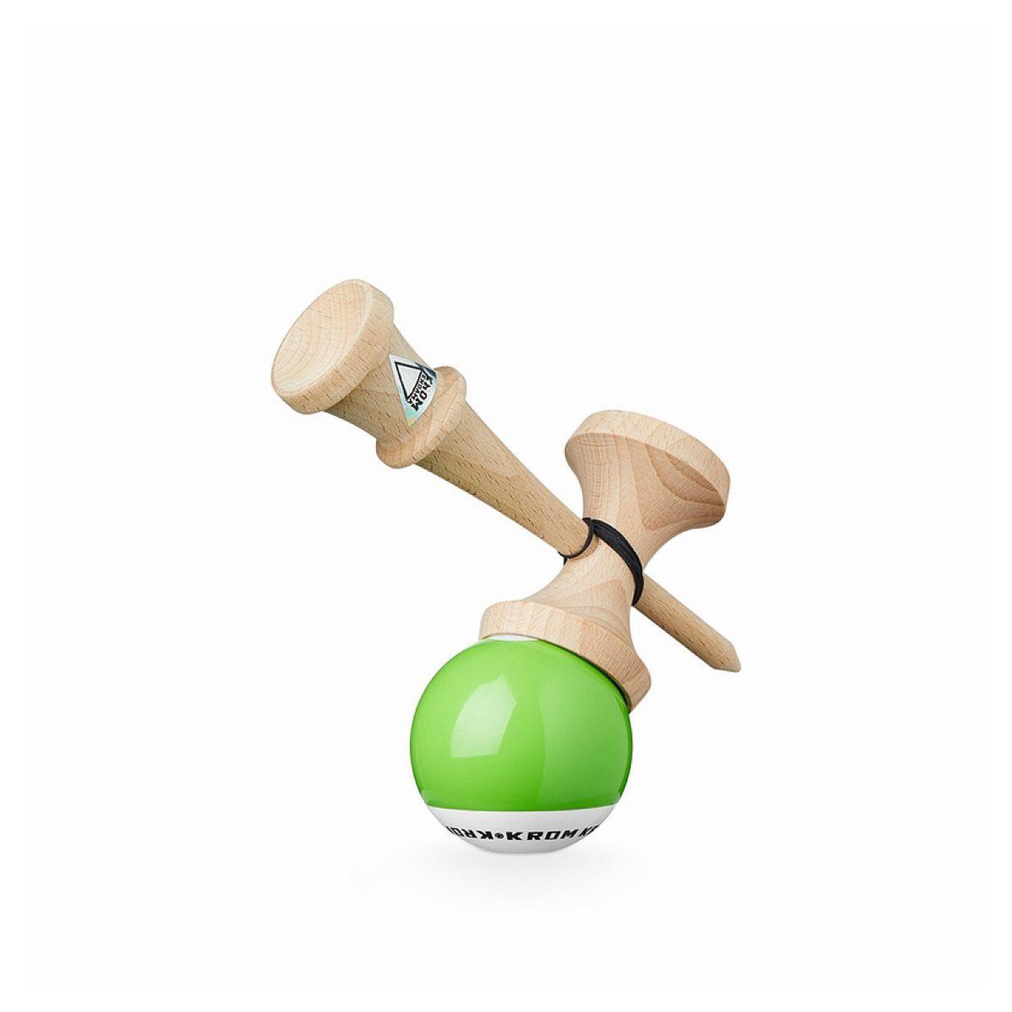 Voir la diapositive 2 : KROM KENDAMA Kendama - pop lol lime green