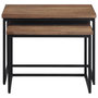 Voir la diapositive 5 : VIDAXL Tables basses gigognes 2 pcs bois massif de teck