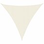 Voir la diapositive 2 : VIDAXL Voile de parasol tissu oxford triangulaire 3x3x3 m creme