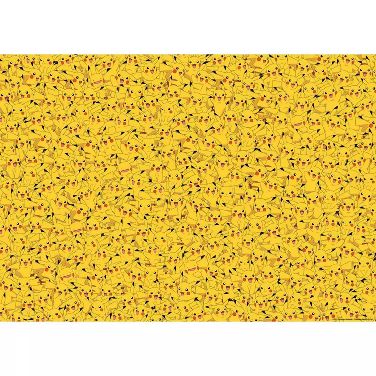 RAVENSBURGER Puzzle 1000 pièces : Challenge Puzzle : Pikachu, Pokémon