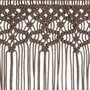 Voir la diapositive 4 : VIDAXL Rideau en macrame Taupe 140x240 cm Coton