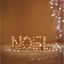 FEERIC LIGHT & CHRISTMAS Décoration lumineuse lettres Noël - 44 x 3 x 15 cm - Marron