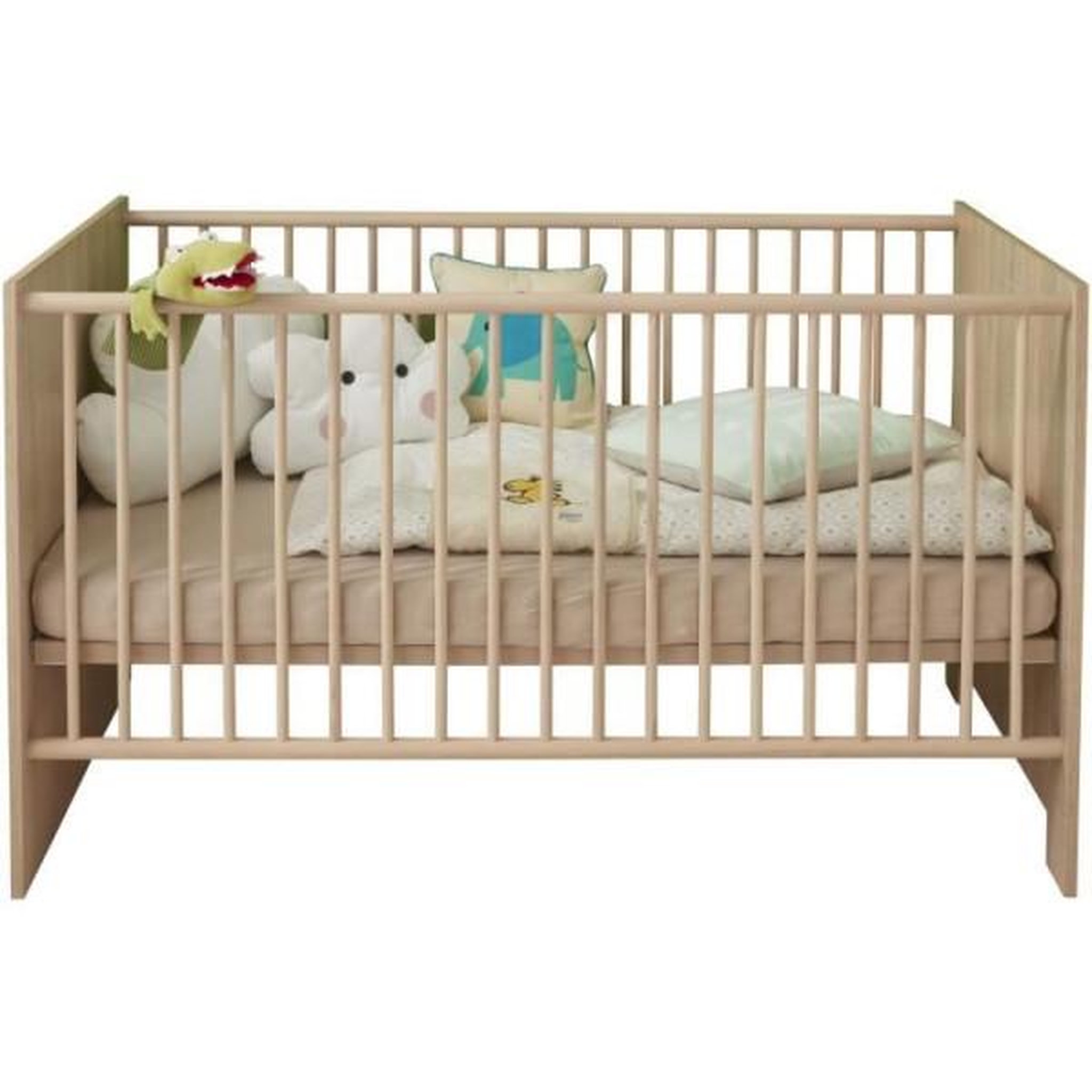 Voir la diapositive 4 : Trendteam Chambre bébé Duo : Lit 70 x 140 cm + Commode a langer OLIVIA - Chene - TREND TEAM