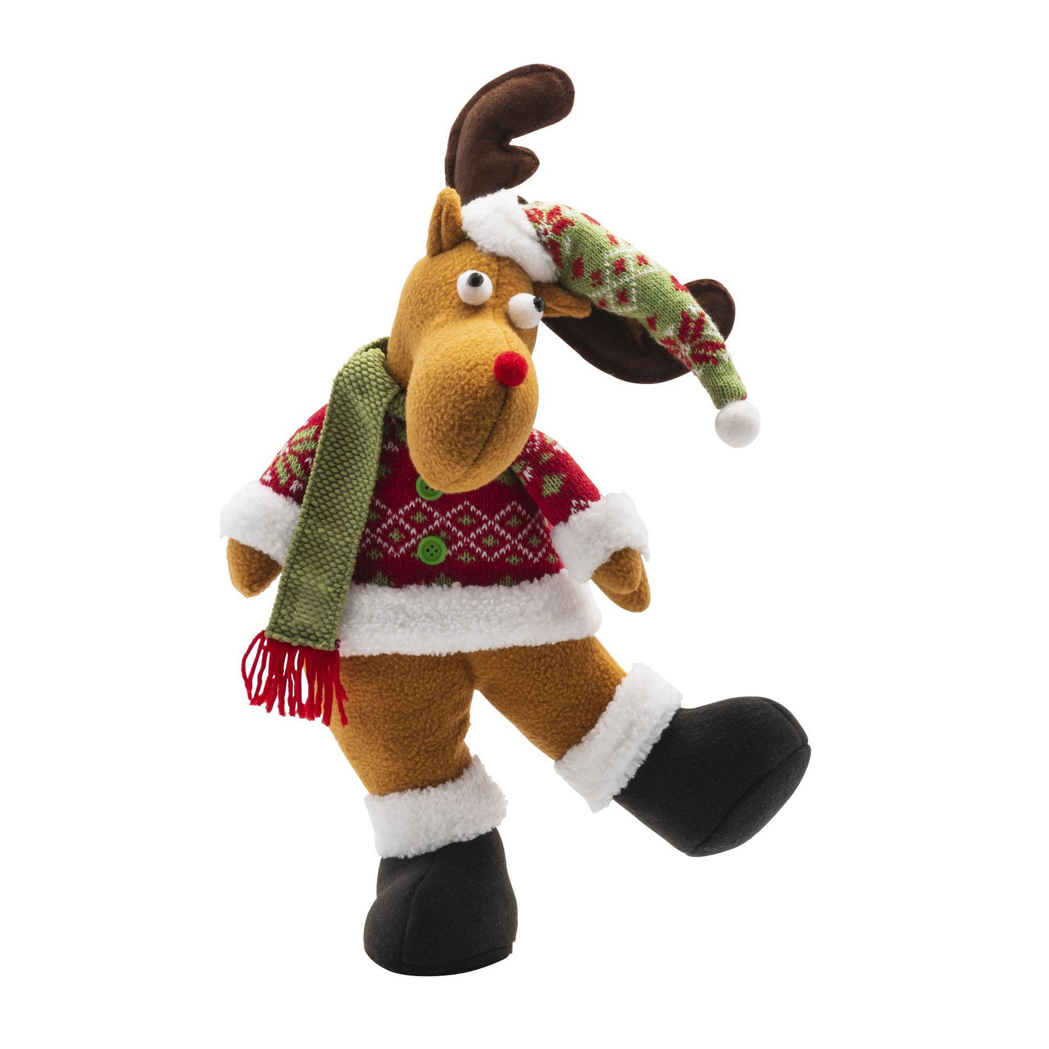 WERKAPRO Peluche décorative renne 50cm