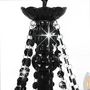 Voir la diapositive 5 : VIDAXL Lustre avec perles Noir 12 ampoules E14