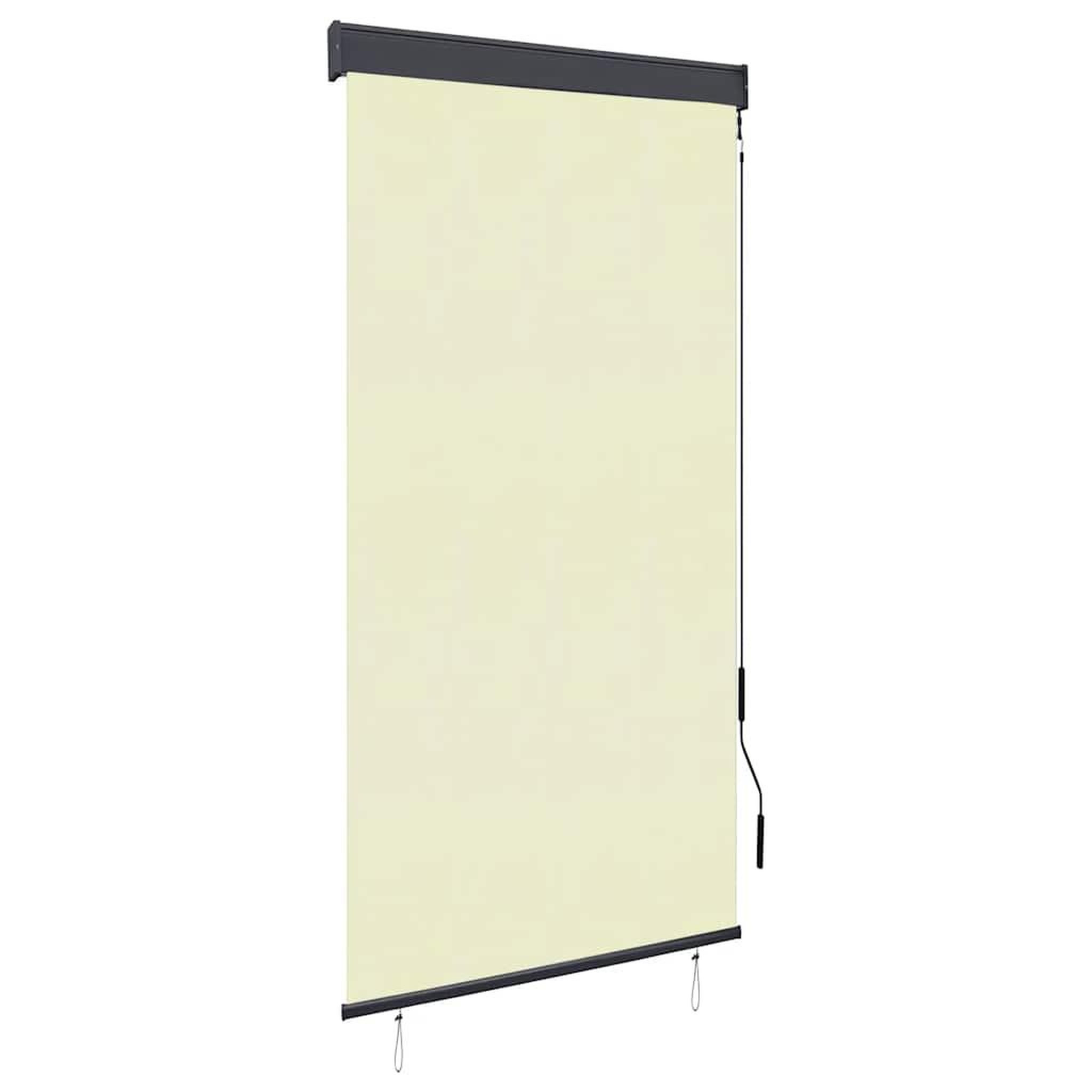 VIDAXL Store roulant d'exterieur 80 x 250 cm Creme