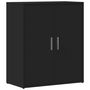 Voir la diapositive 2 : VIDAXL Buffet noir 60x31x70 cm bois d ingénierie