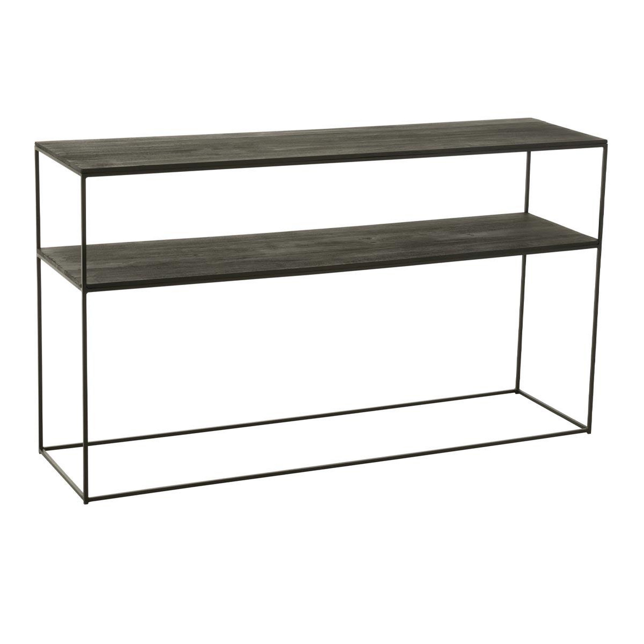 J-LINE Console Design en Bois  Lucille  140cm Noir