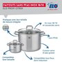 Voir la diapositive 3 : ELO Ensemble de 2 Poêles de cuisson 28 et 32 cm et 2 faitouts 14 et 26 cm Elo Profi Citrin