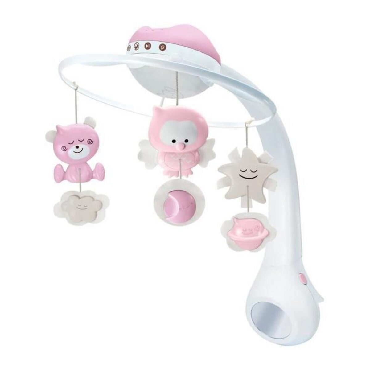INFANTINO Mobile musical et projecteur - INFANTINO - Douce Nuit 3-en1 - Rose