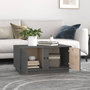 Voir la diapositive 3 : VIDAXL Table basse Gris 80x50x40 cm Bois massif de pin