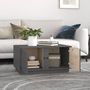 Voir la diapositive 3 : VIDAXL Table basse Gris 80x50x40 cm Bois massif de pin