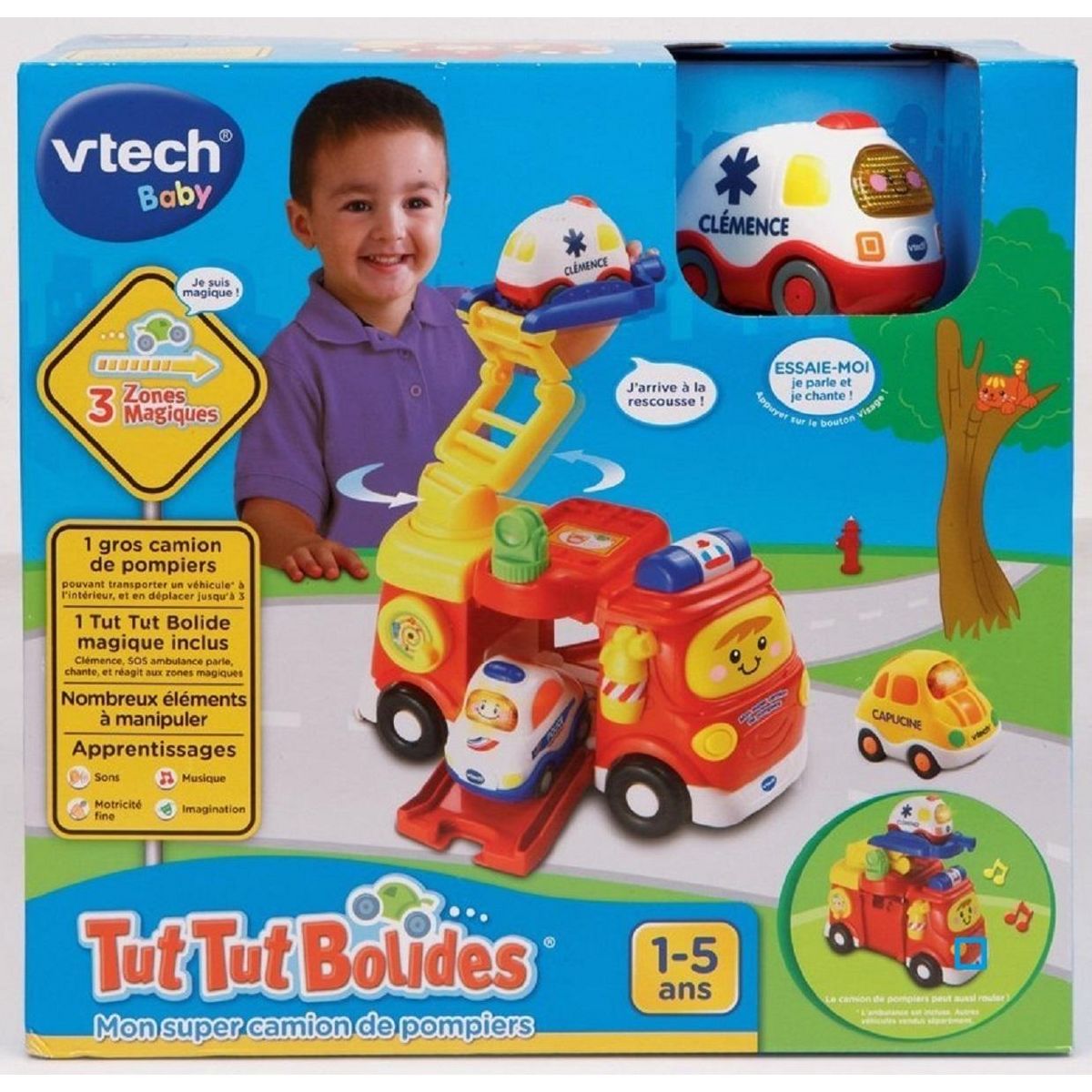 VTECH Mon super camion de pompiers - Tut Tut Bolides 