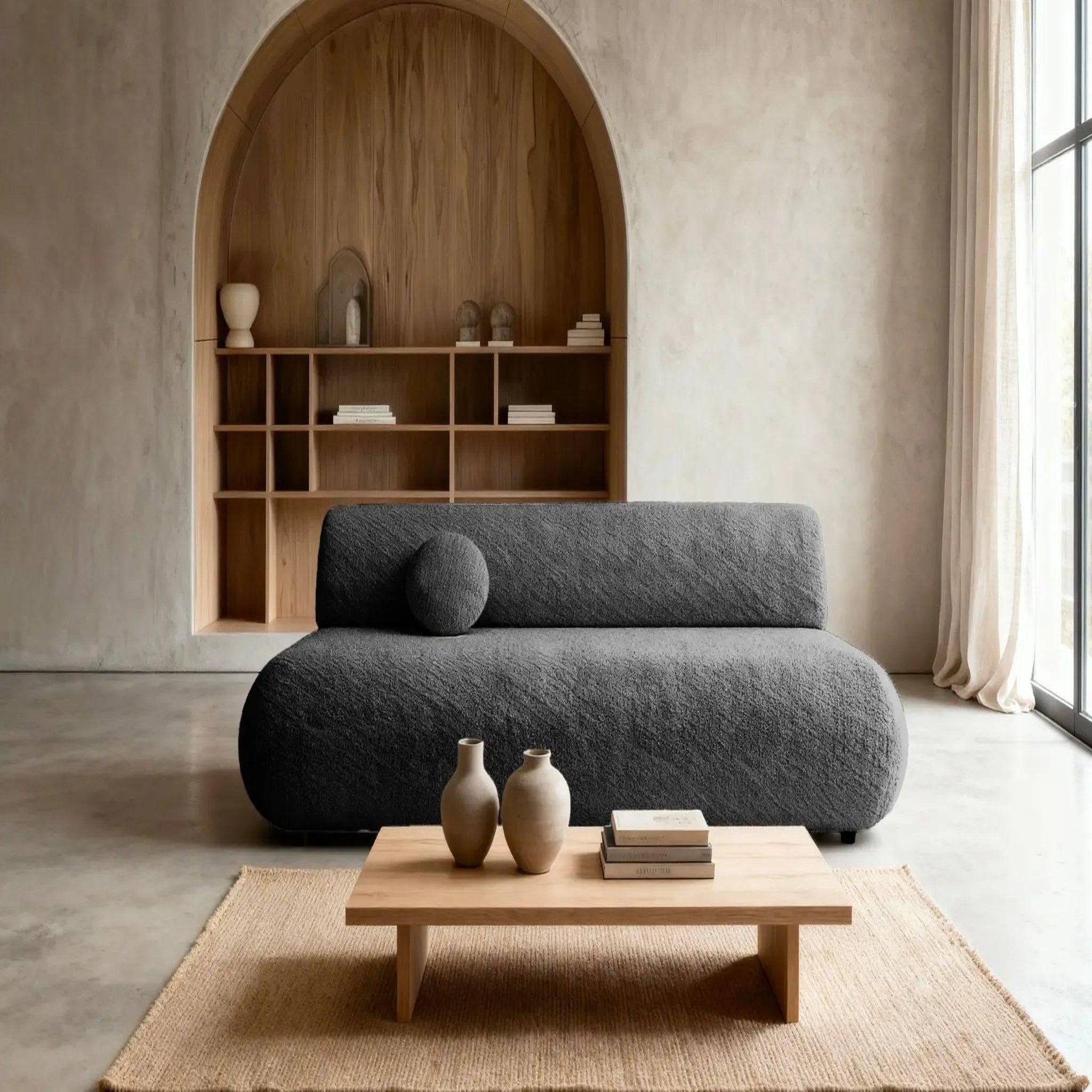 Voir la diapositive 6 : CASANOVA PARIS Levi - canapé droit convertible tissu lisse