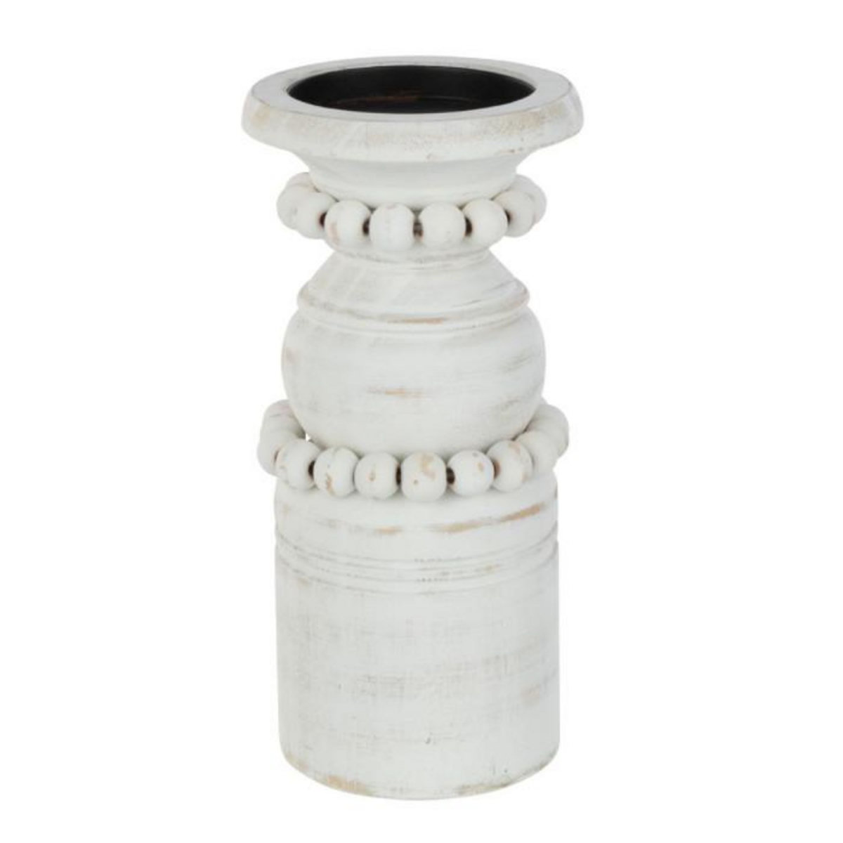 Paris Prix Bougeoir Déco en Pin  Pila  20cm Blanc