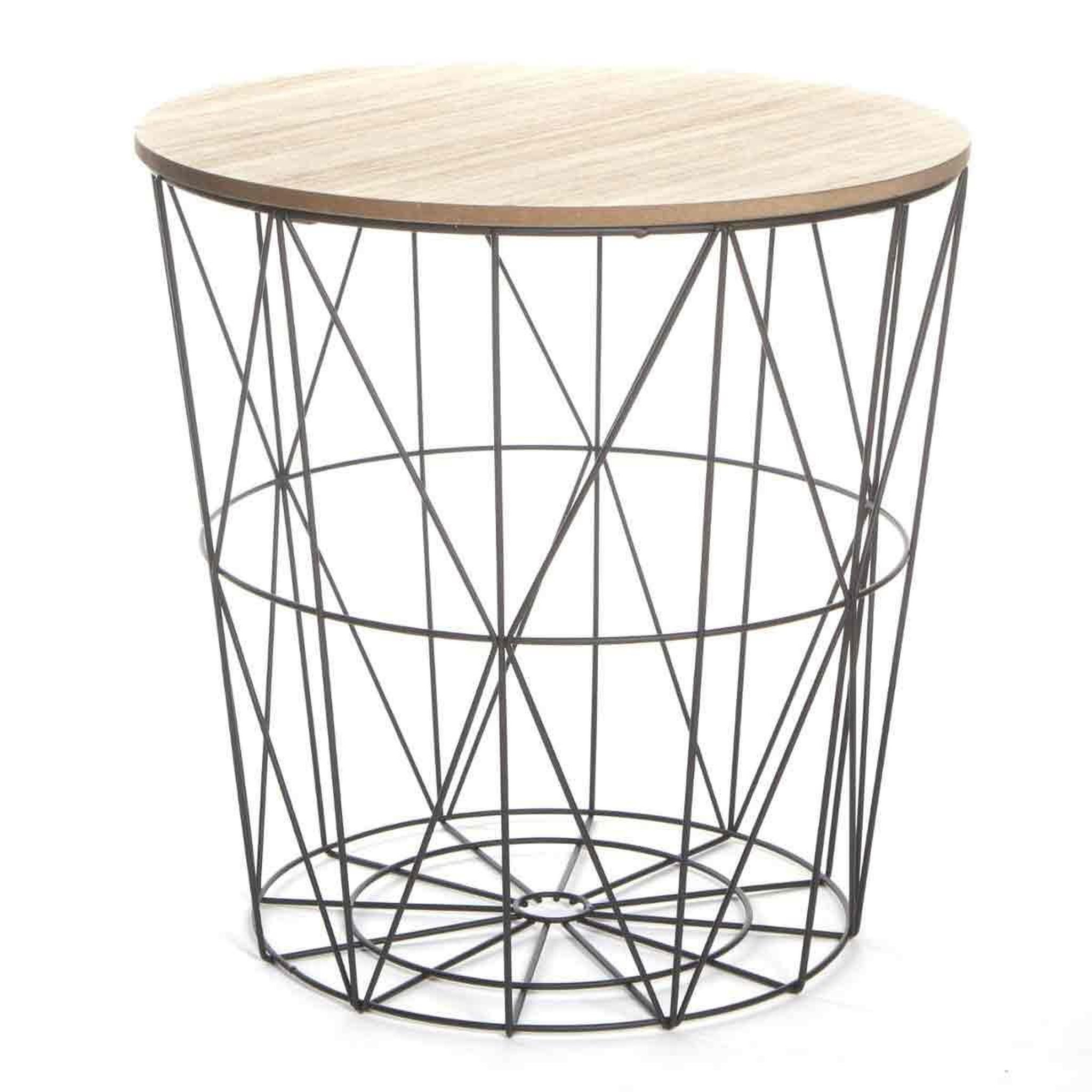 ATMOSPHERA Table d'appoint design  kumi  41cm noir