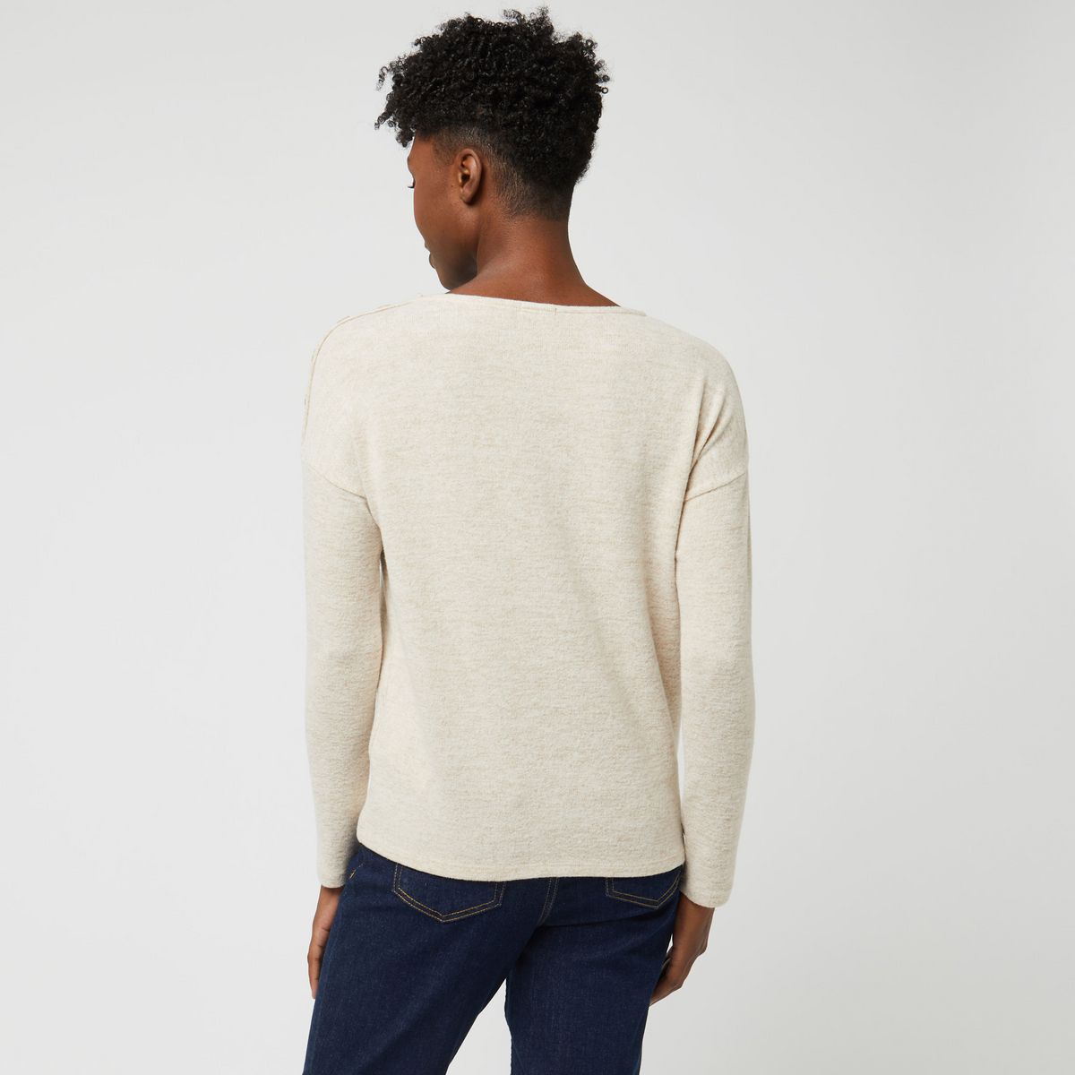 INEXTENSO T-shirt beige femme