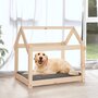 Voir la diapositive 3 : VIDAXL Lit pour chien 81x60x70 cm Bois de pin solide