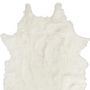 Voir la diapositive 3 : The Home Deco Factory Tapis forme peau de bête imitation fourrure blanc 120x158 cm