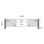 Voir la diapositive 5 : CONCEPT USINE Meuble TV industriel 180 cm SKARM