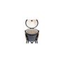 Voir la diapositive 5 : GRILL GURU Kamado GGO222 Original Medium Basic gris sur chariot 40 cm