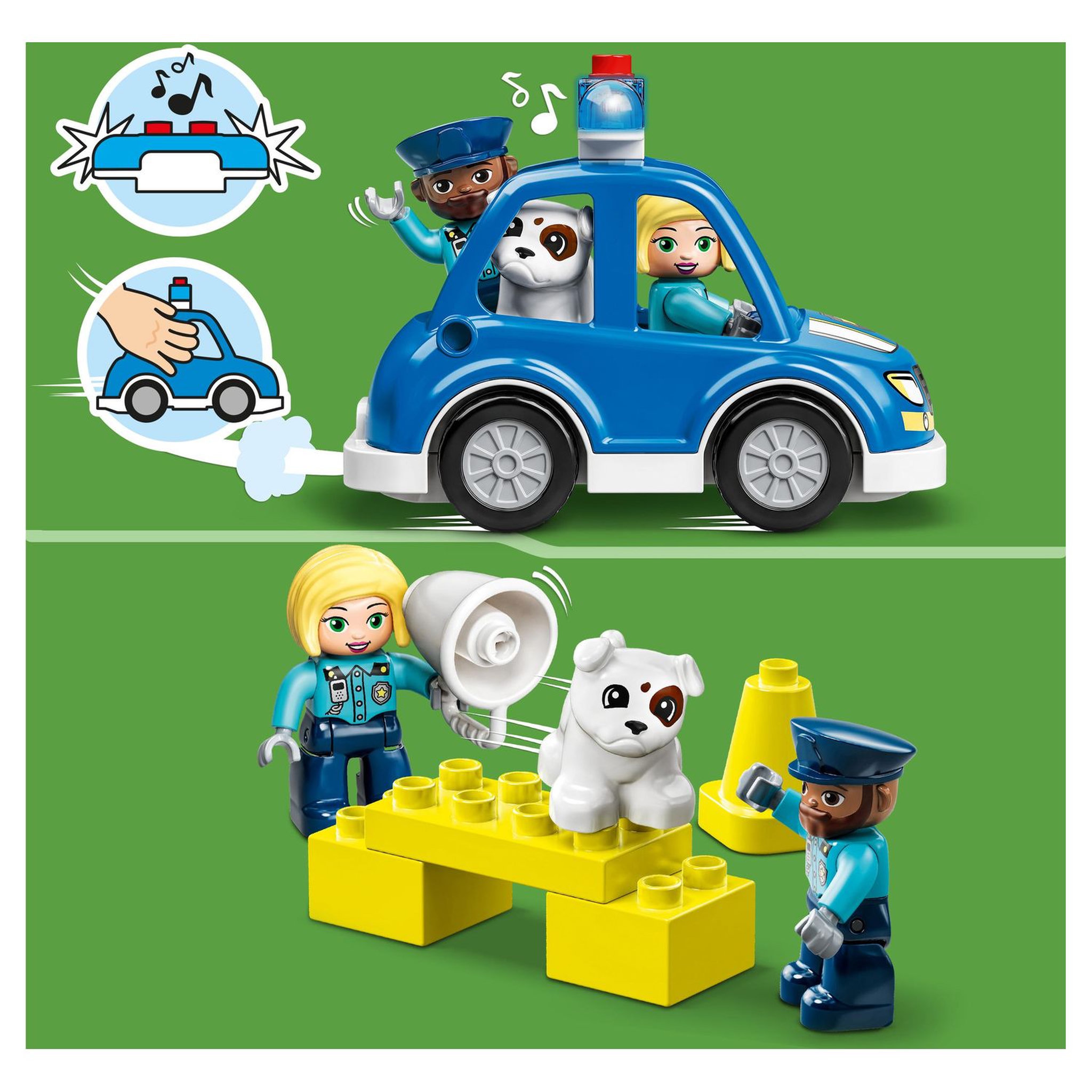 Voir la diapositive 6 : LEGO DUPLO 10959 - Le Commissariat et l&rsquo;Hélicoptère de la Police, Jouet d'Éveil