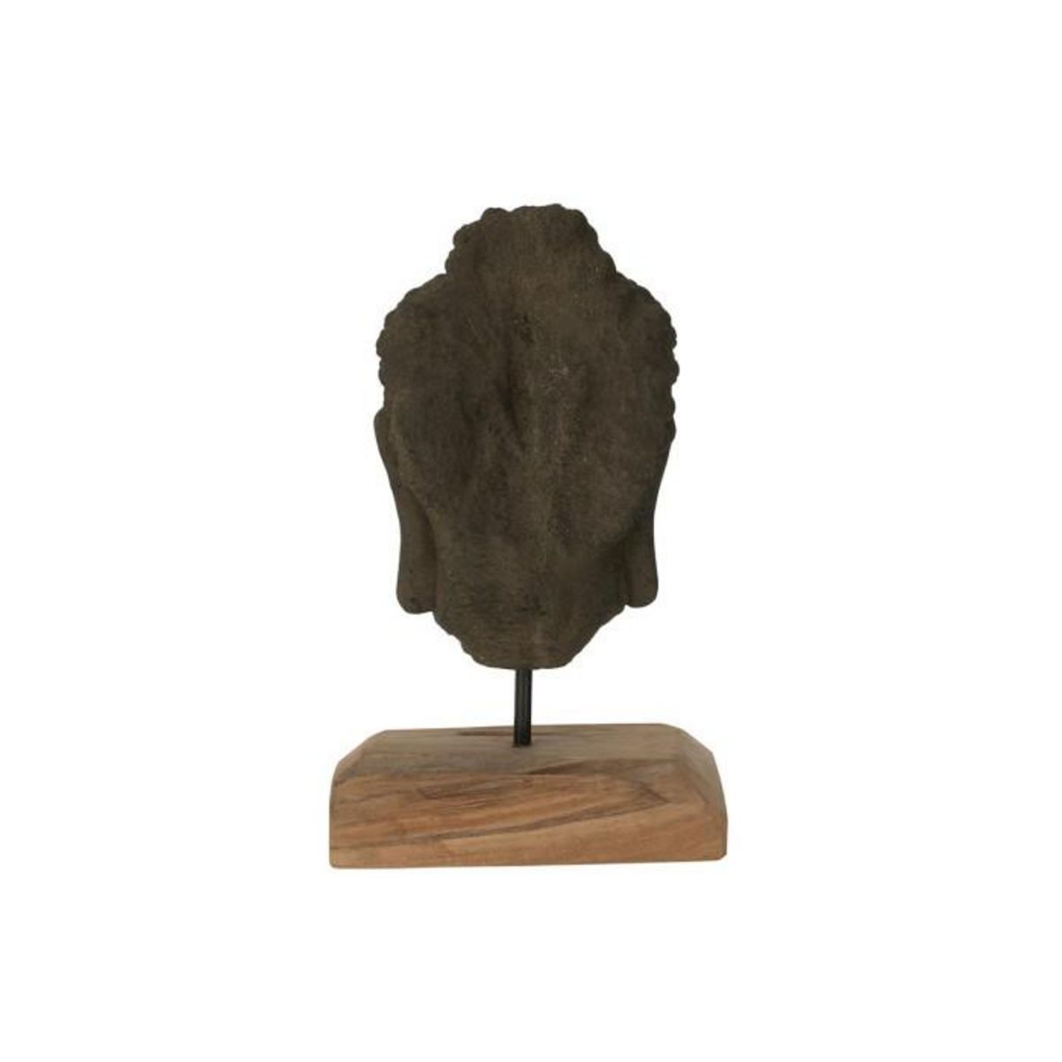 Paris Prix Statuette Déco en Ciment  Tête  44cm Noir