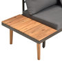 Voir la diapositive 5 : VIDAXL Salon de jardin 4 pcs avec coussins Bois d'acacia solide