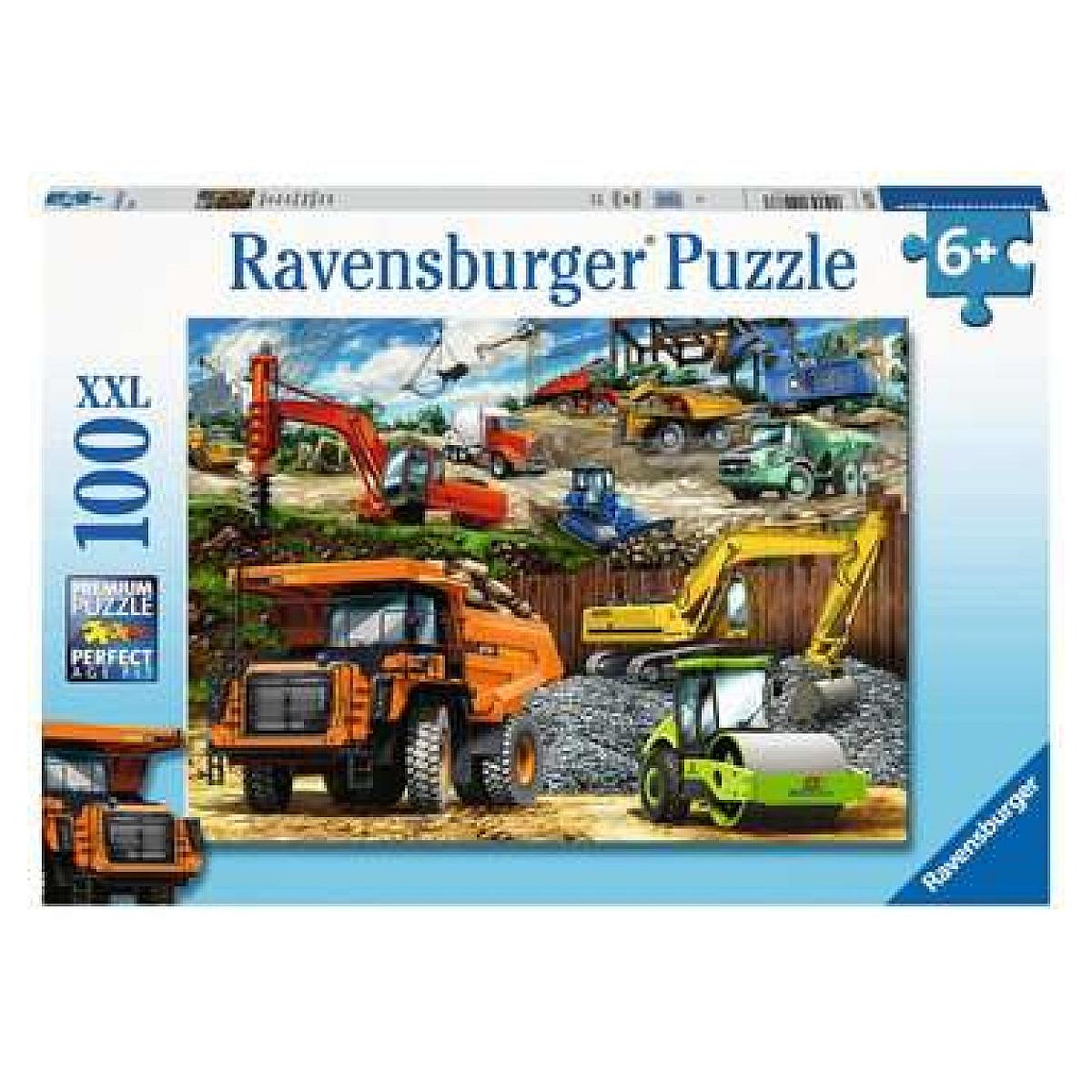 Voir la diapositive 1 : RAVENSBURGER Puzzle XXL 100 pcs le chantier