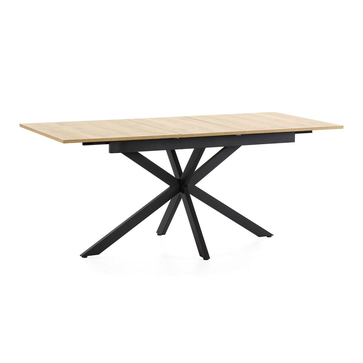 VS VENTA-STOCK Table de salle à manger extensible Prato couleur chêne, 140-180 cm