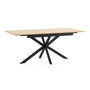 Voir la diapositive 4 : VS VENTA-STOCK Table de salle à manger extensible Prato couleur chêne, 140-180 cm