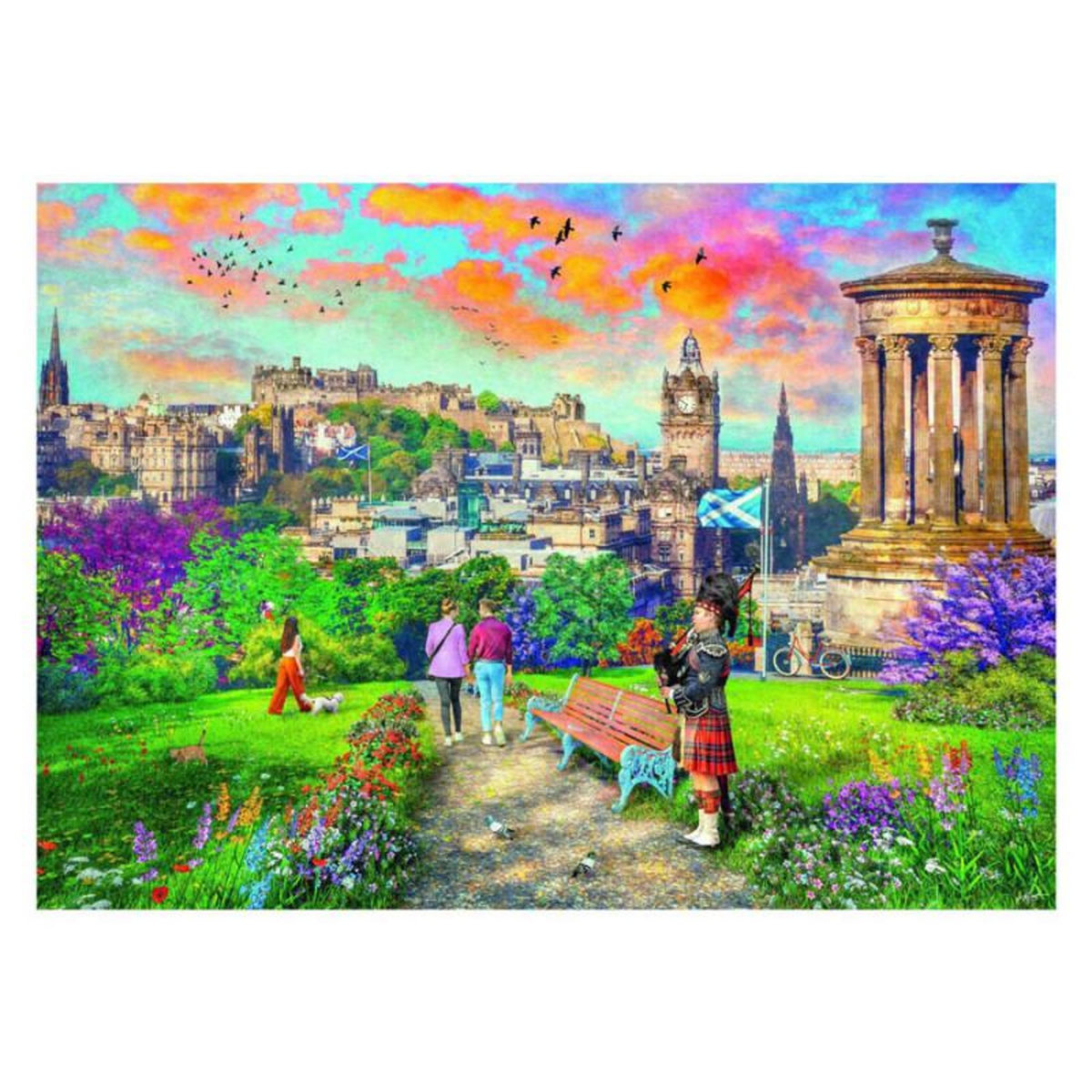 RAVENSBURGER Ravensburger - Edinburgh Romance Jigsaw Puzzle, 1000 pcs. 120002482